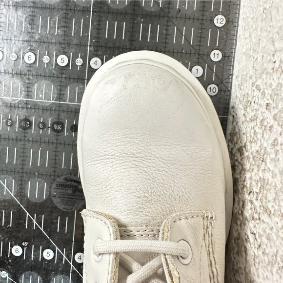 Dr. Martens 1460 Pascal Mono Women Size 7 White Leather 8 Eye Combat Boot - Picture 11 of 11